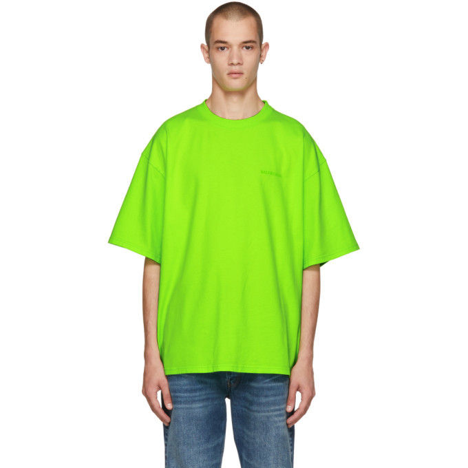 balenciaga green shirt