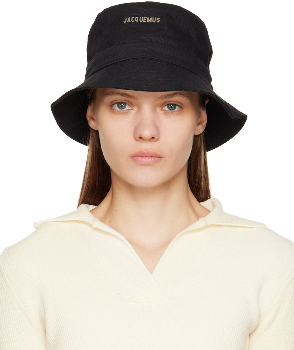 Jacquemus Black 'Le Bob Gadjo' Bucket Hat Jacquemus