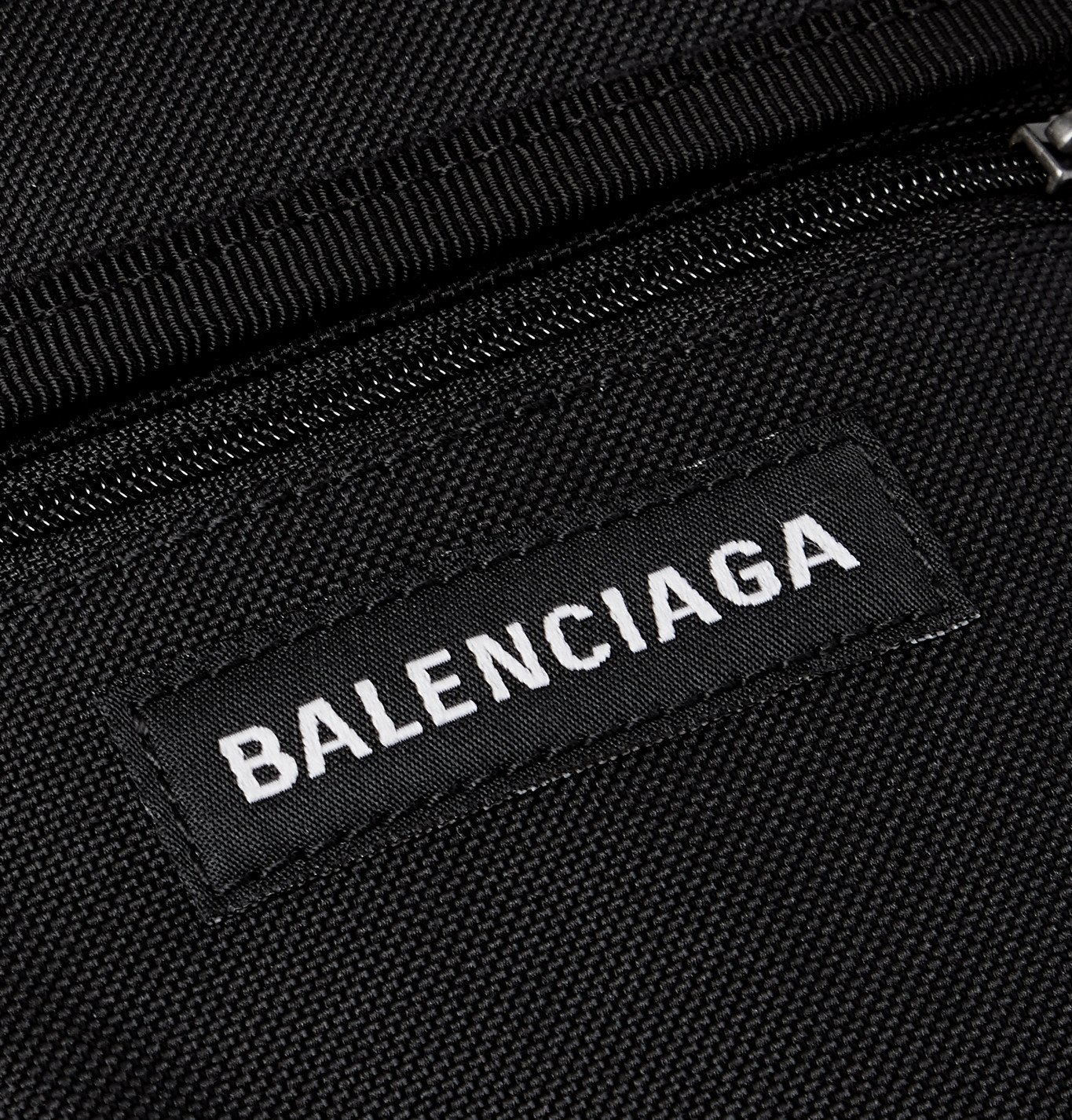 BALENCIAGA - Logo-Appliquéd Canvas Messenger Bag - Black Balenciaga