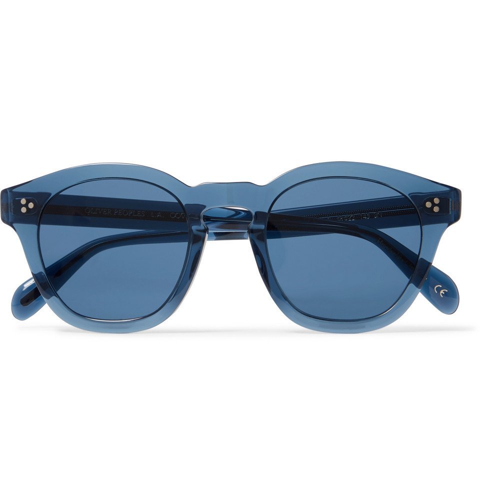 Oliver Peoples - Boudreau LA D-Frame Acetate Sunglasses - Blue Oliver  Peoples