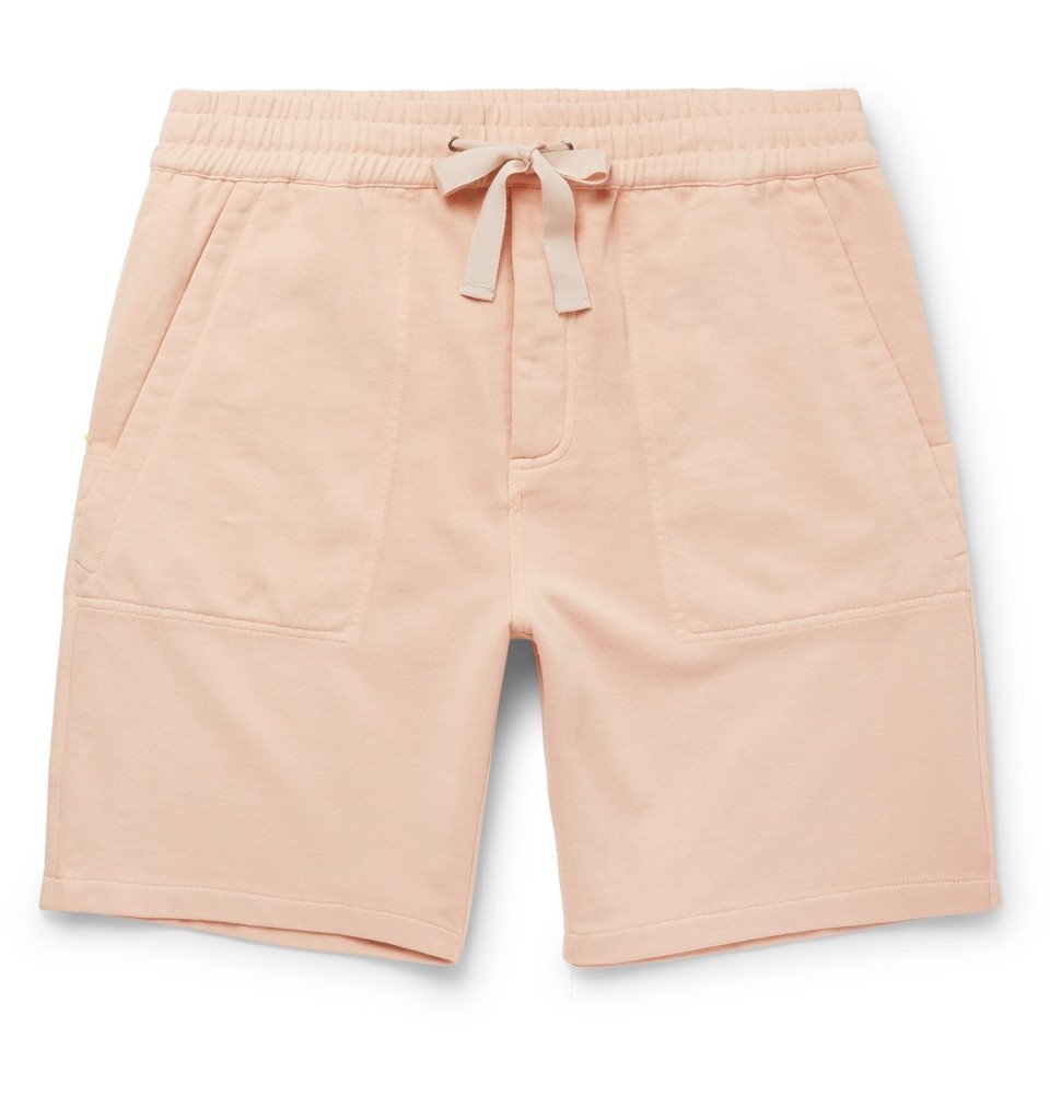 mens pink drawstring shorts