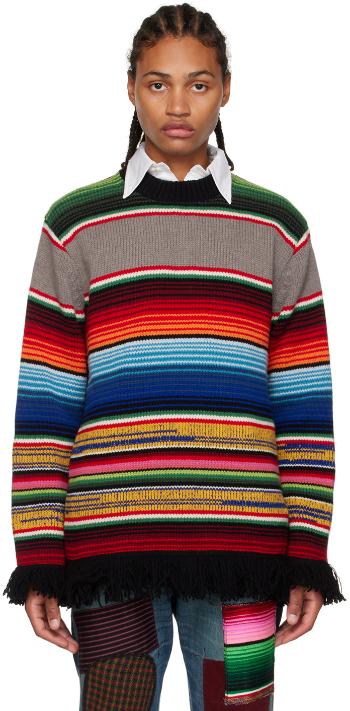 Junya Watanabe Multicolor Striped Sweater Junya Watanabe