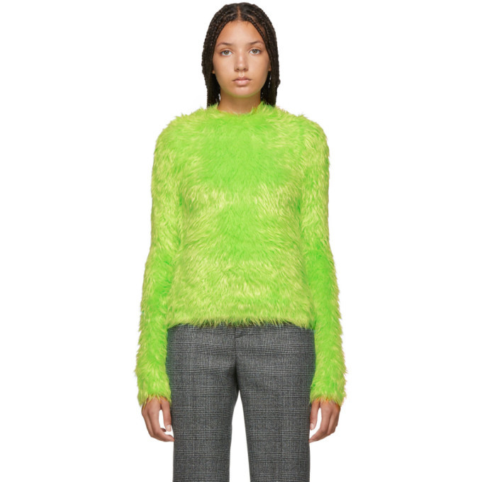 green balenciaga sweater