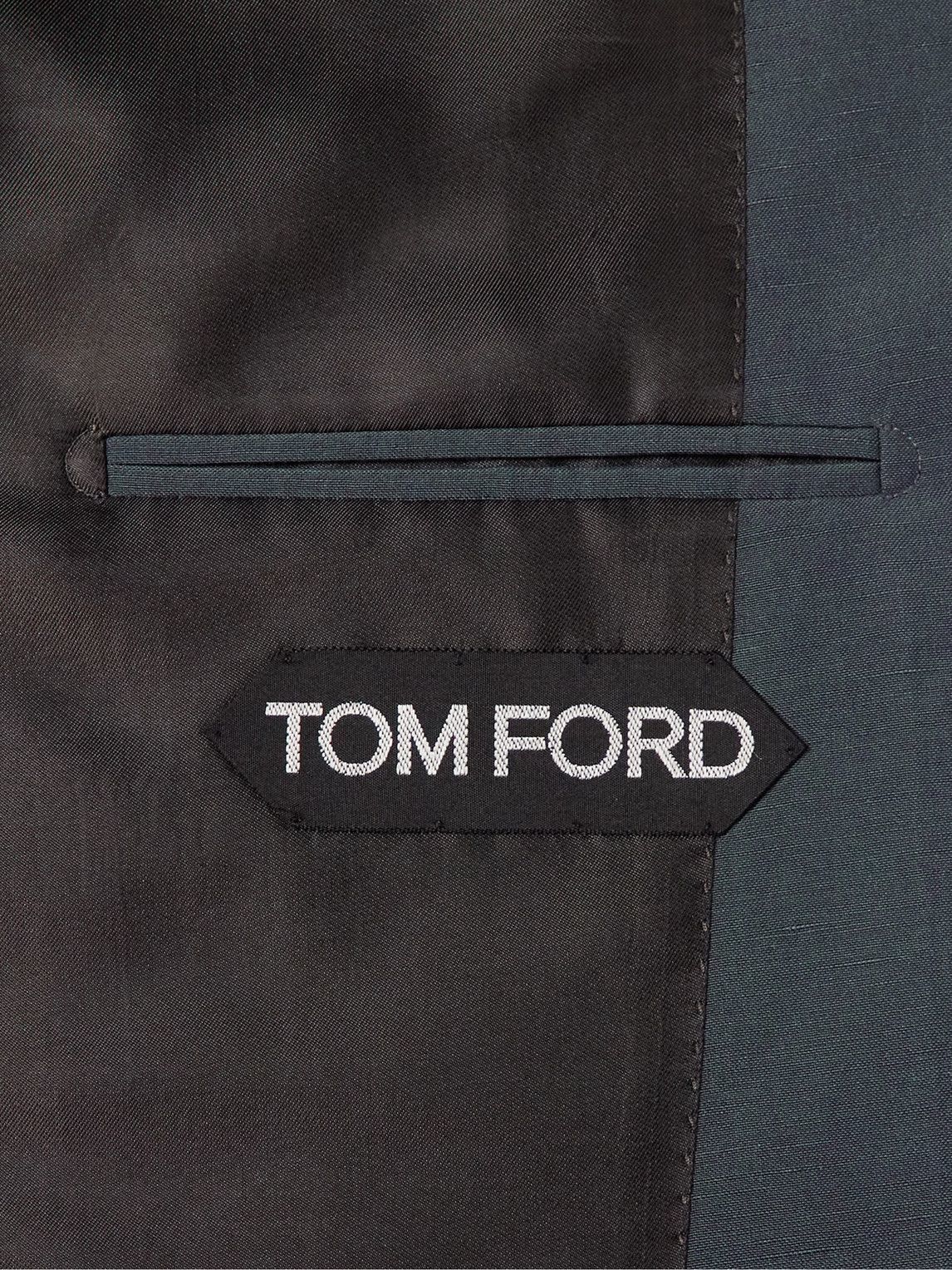 TOM FORD - Silk-Blend Suit Jacket - Blue TOM FORD