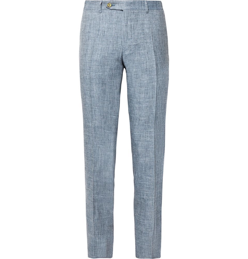 dusty blue dress pants