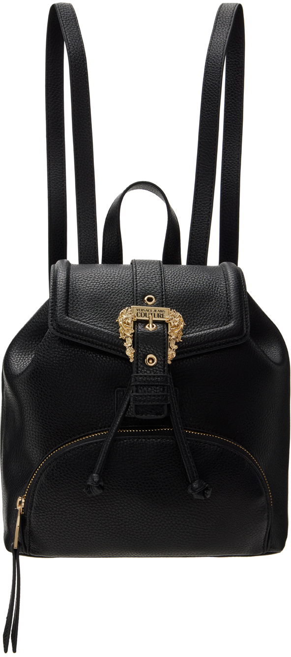 Versace Jeans Couture Black & Gold Couture I Backpack Versace