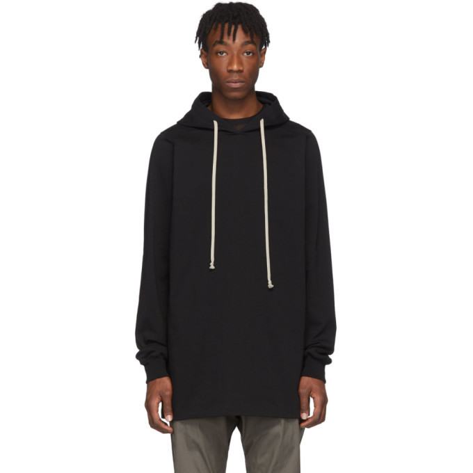 rick owens long hoodie