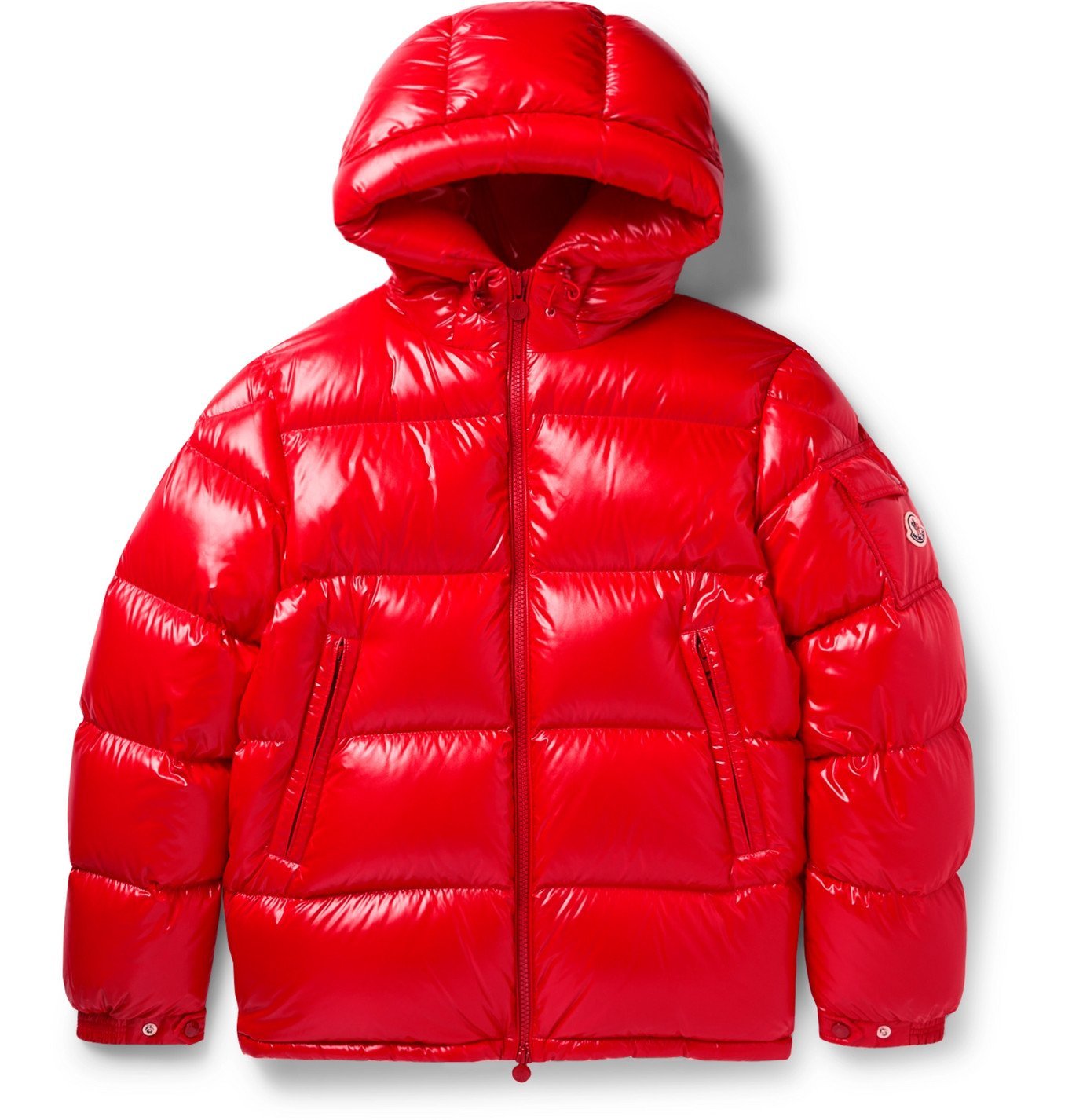 Moncler - Ecrins Hooded Quilted Shell Down Jacket - Red Moncler