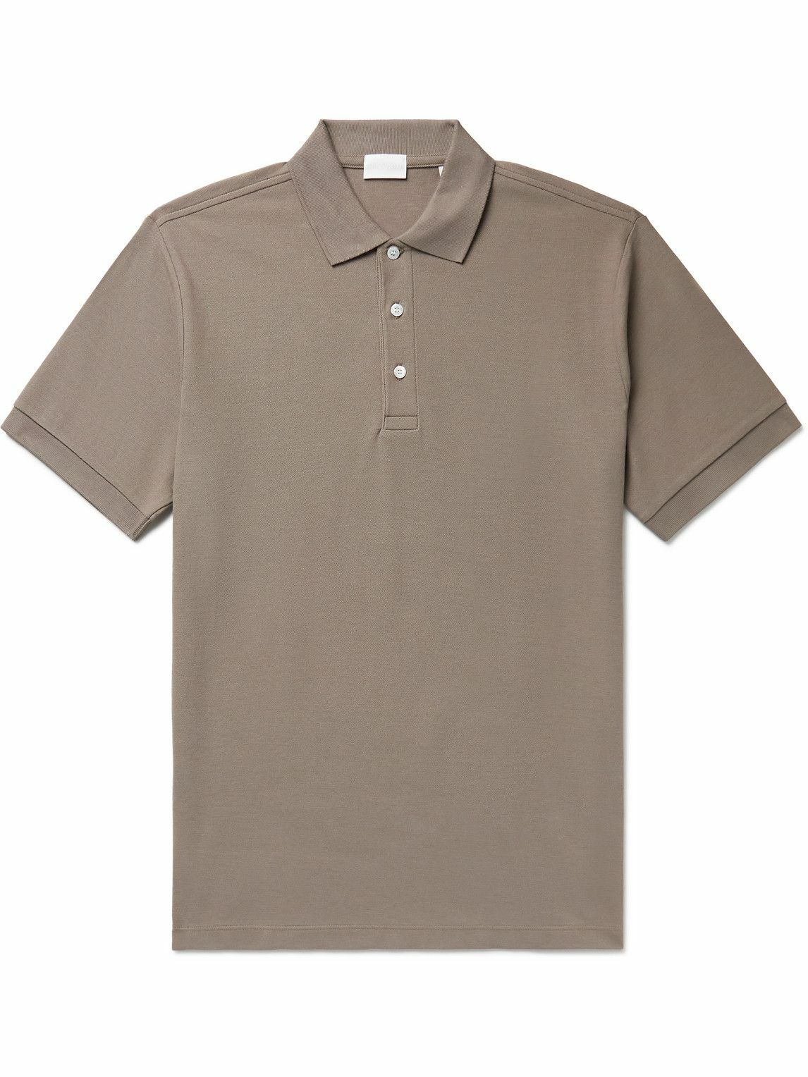 Handvaerk - Pima Cotton-Piqué Polo Shirt - Neutrals Handvaerk