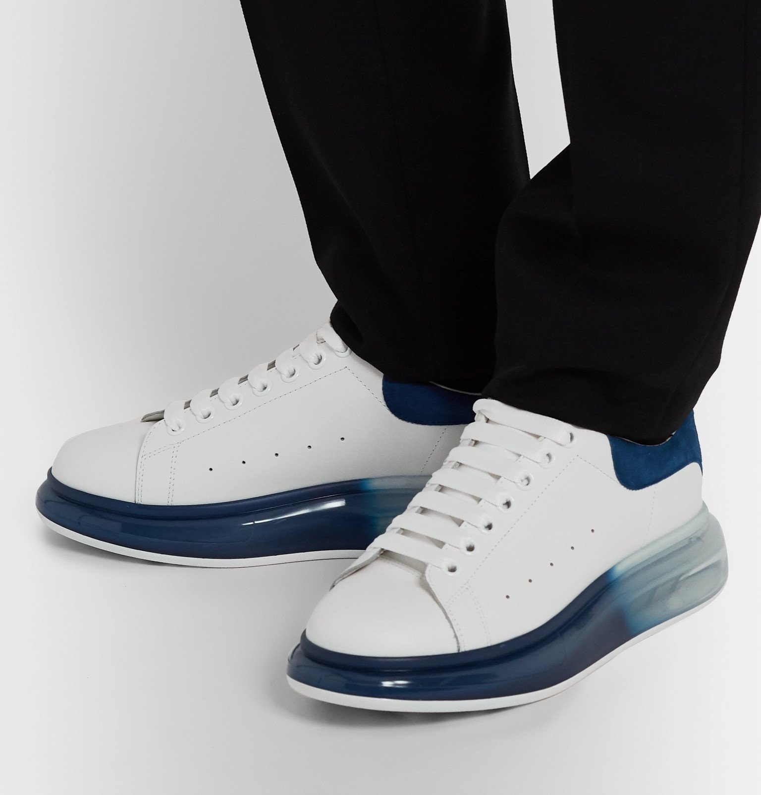alexander mcqueen suede