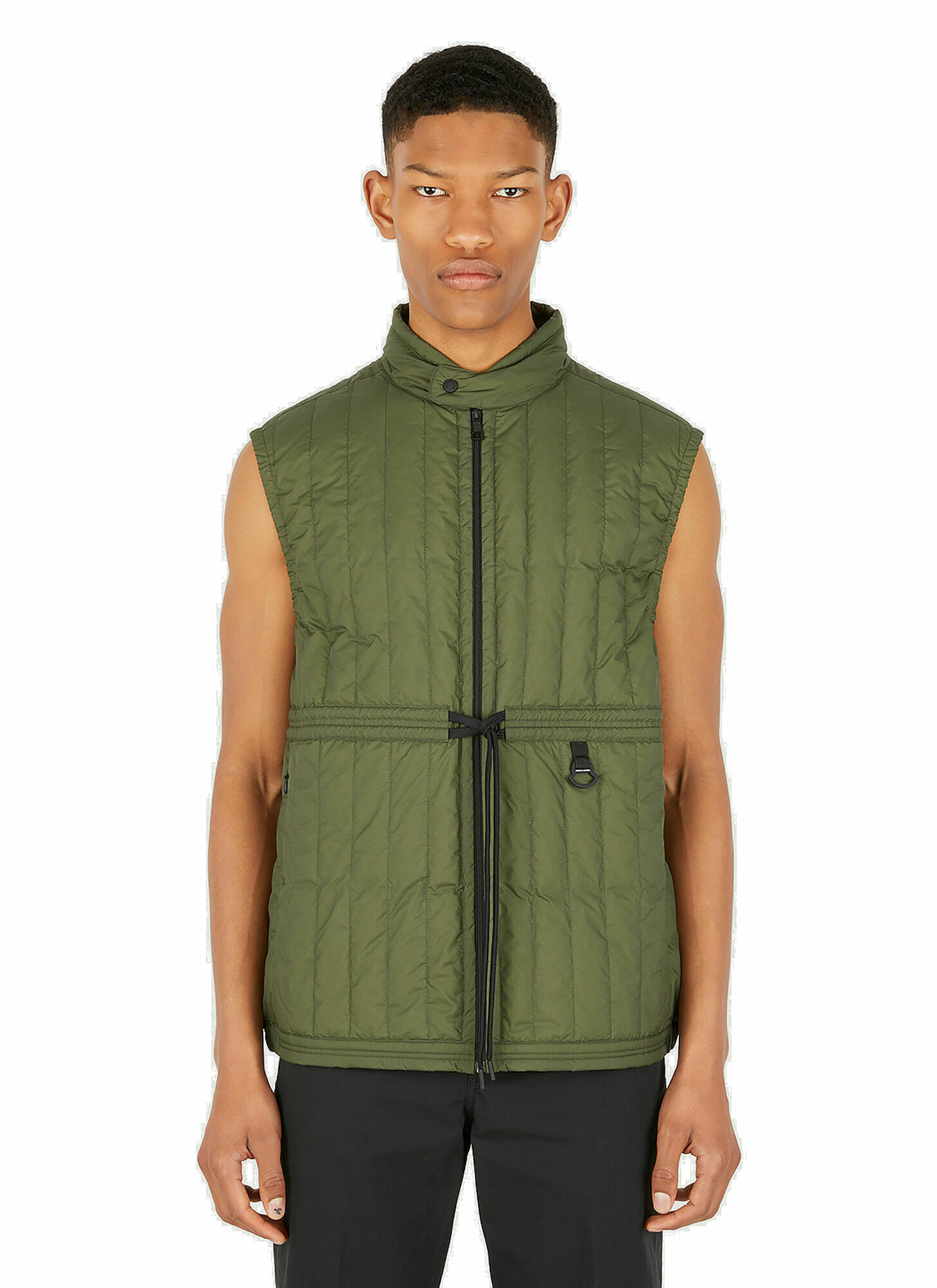 Retz Sleeveless Jacket in Green Moncler