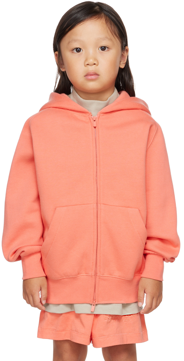 Essentials Kids Pink Zip Hoodie Essentials