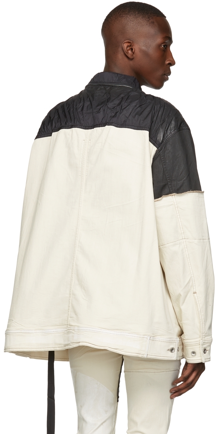 Rick Owens Drkshdw White Colorblock 