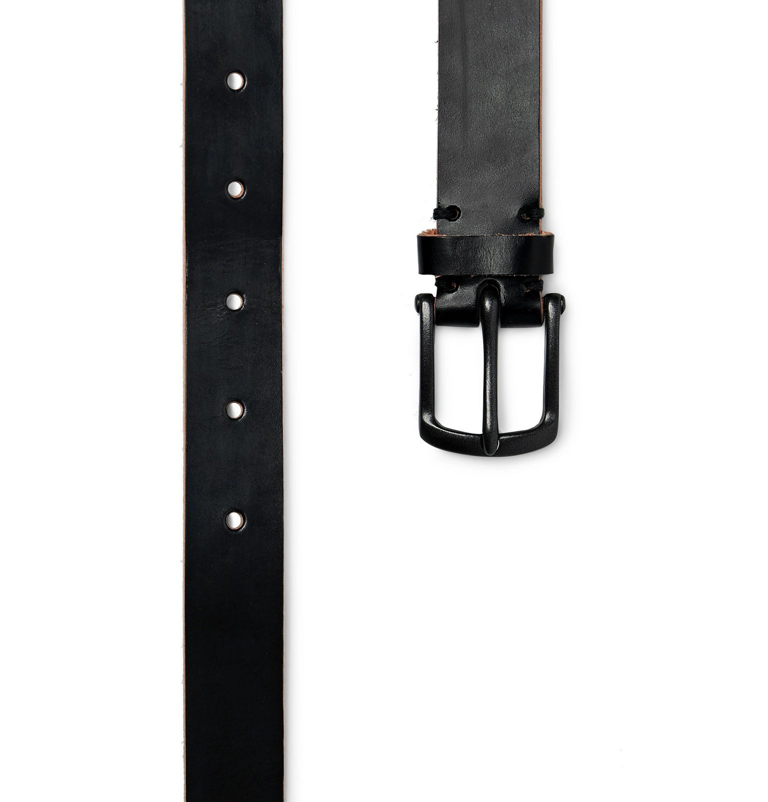Oliver Spencer - 3cm Barrow Leather Belt - Black
