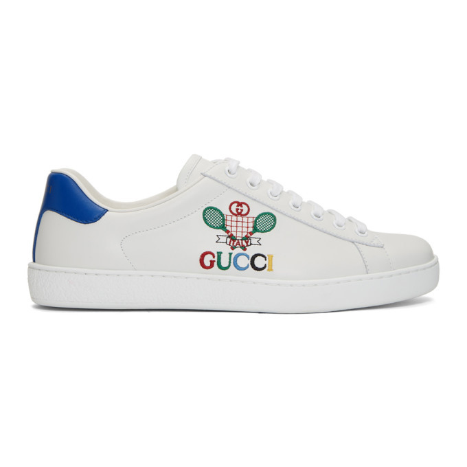 gucci white tennis shoes