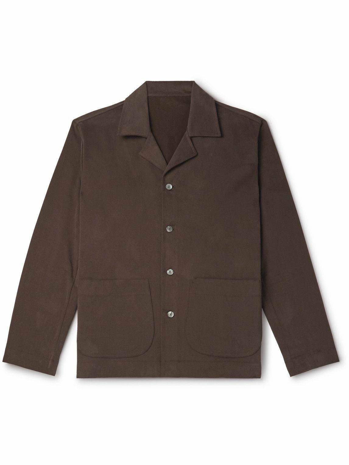 Stoffa - Cotton-Twill Jacket - Brown