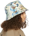 Burberry Kids Blue Flower Bear Bucket Hat