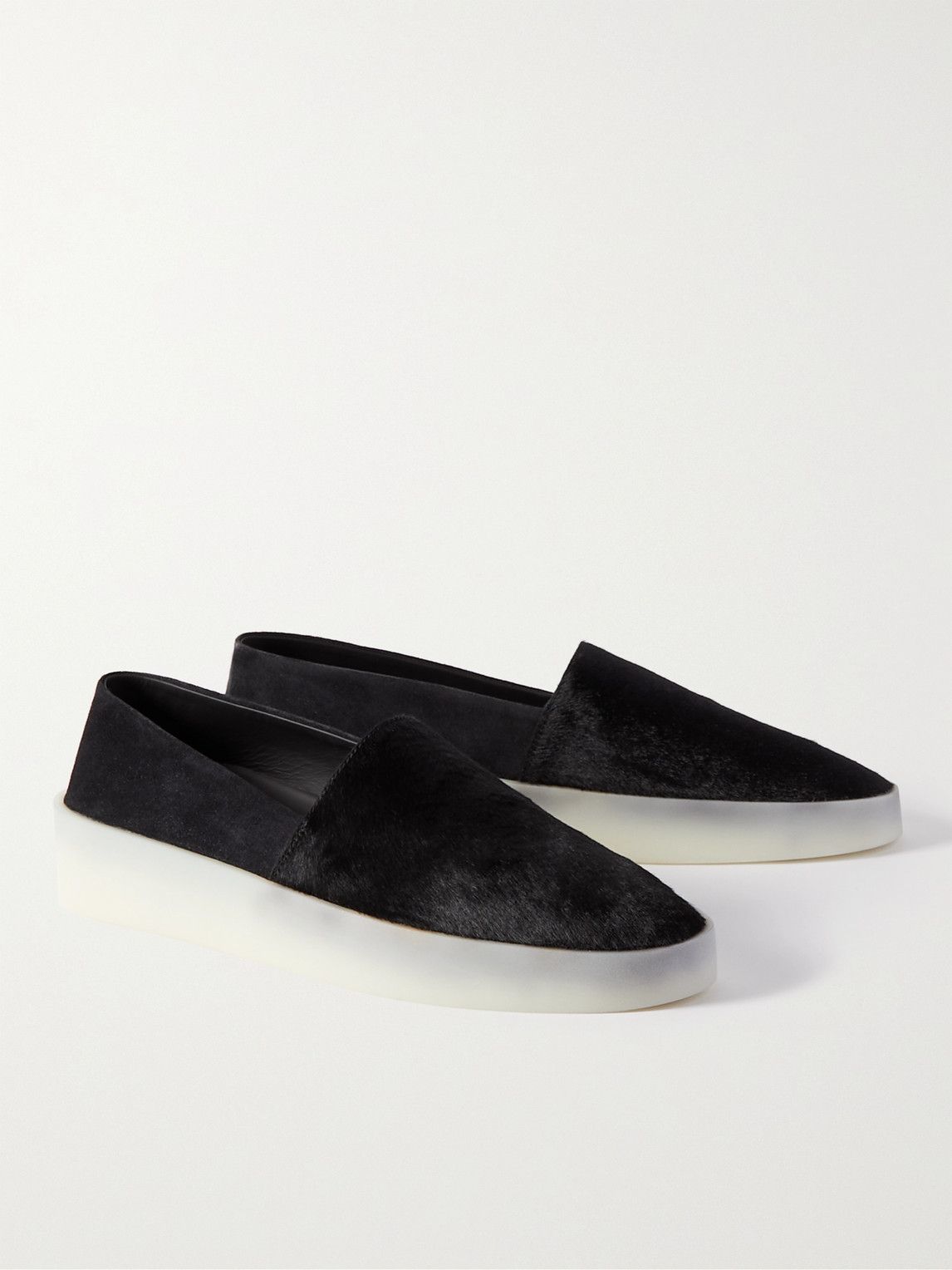 Fear of God - Pony Hair and Suede Espadrilles - Black Fear Of God