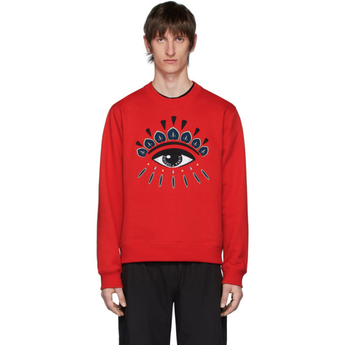 red kenzo jumper