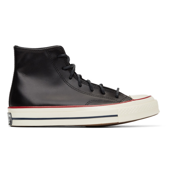 black chuck 70 high sneakers