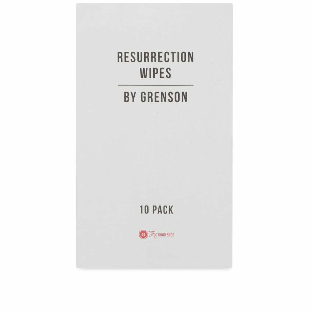 Photo: Grenson Men's Resurrection Wipes in 10 Pack