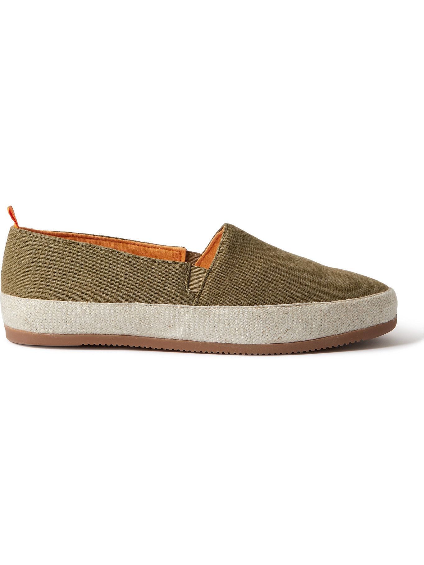 Mulo Eco Canvas Espadrilles Green Mulo