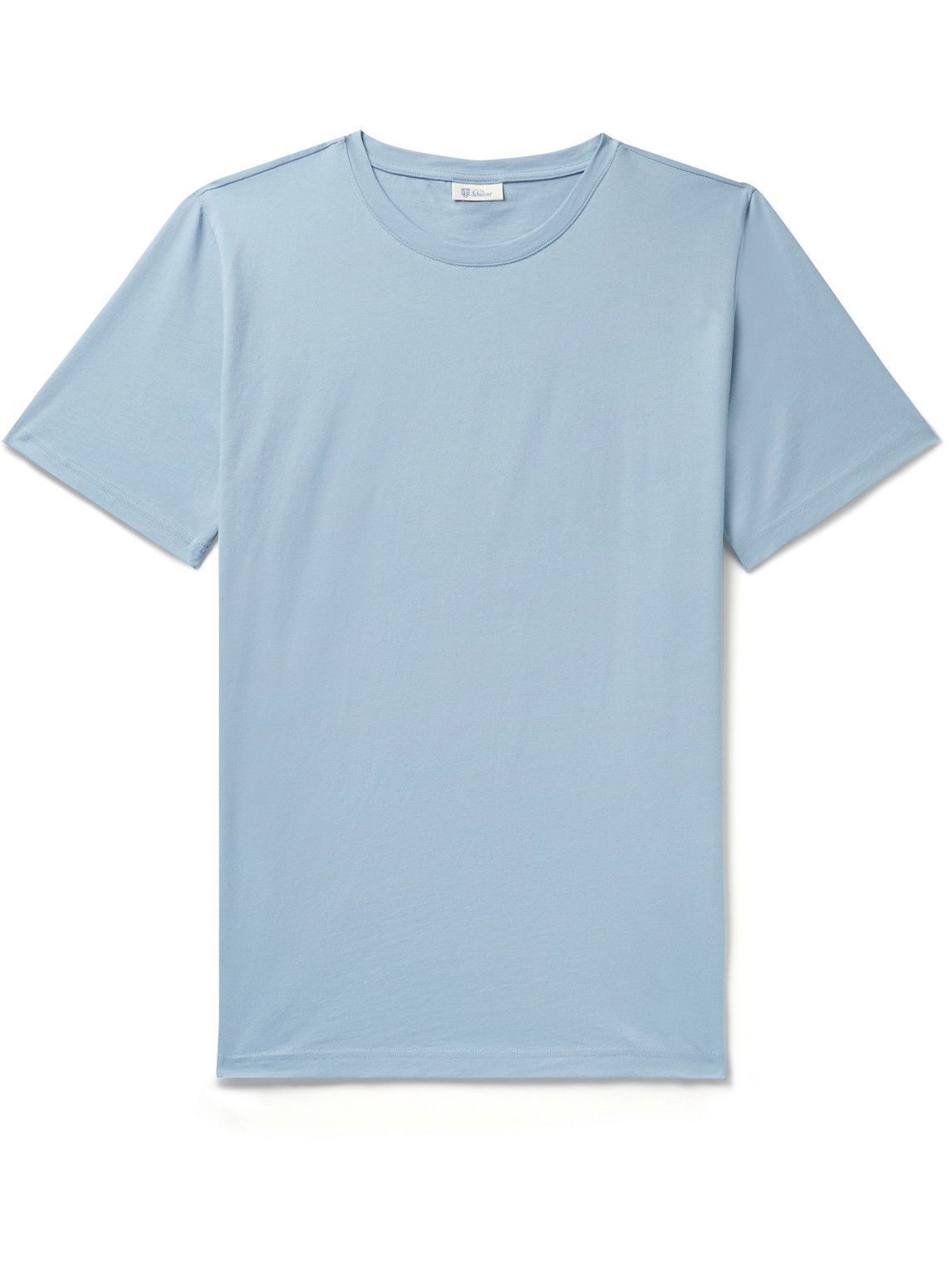 Schiesser - Hannes Organic Cotton-Jersey T-Shirt - Blue Schiesser