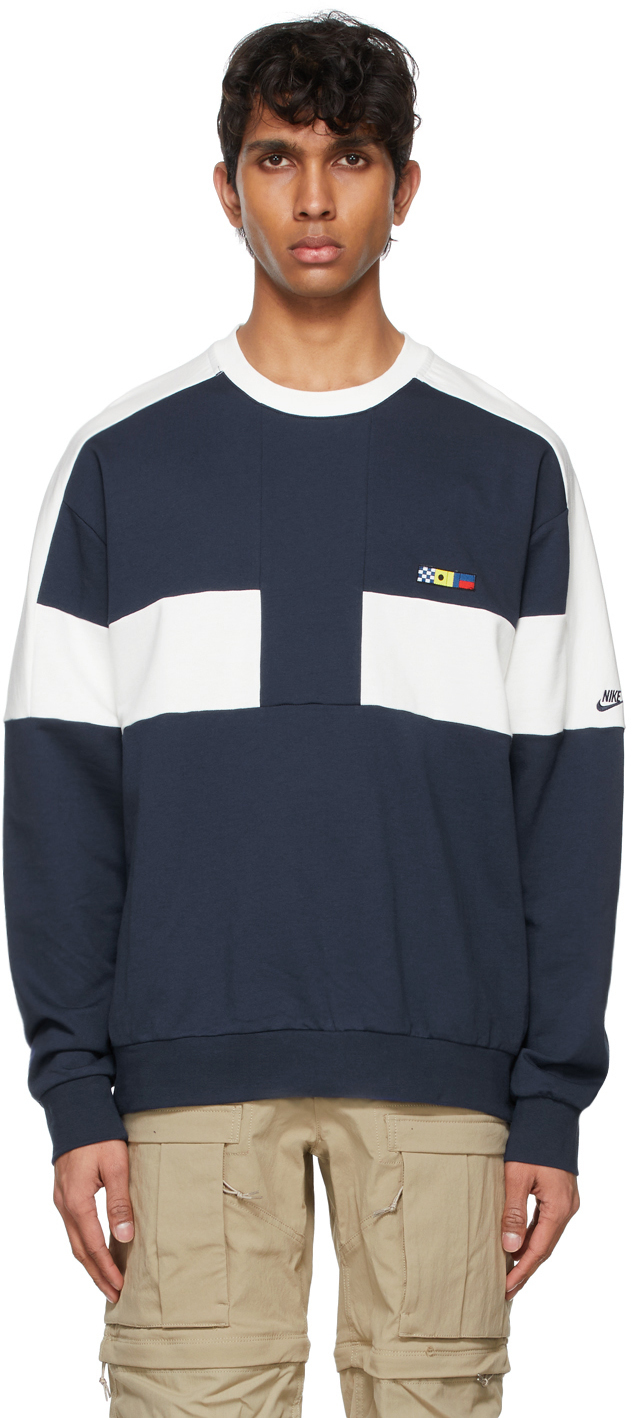 viuda enlace Reprimir Nike Navy Sportswear Reissue Crew Sweatshirt Nike