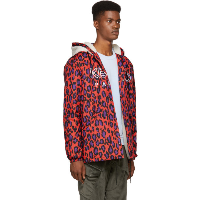 kenzo leopard jacket