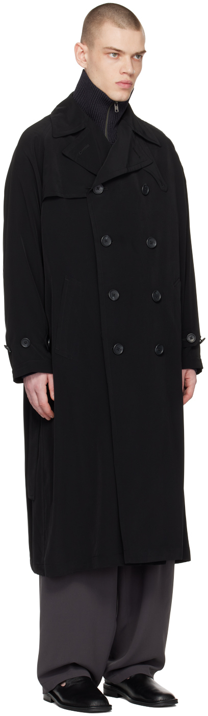 RAINMAKER KYOTO Black Oversized Trench Coat