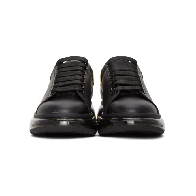 alexander mcqueen clear sole black