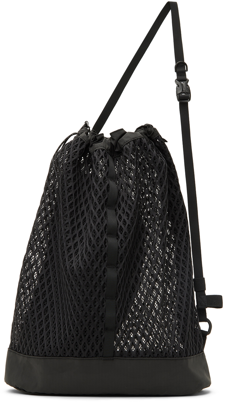 Snow Peak Black Mesh Messenger Bag Snow Peak