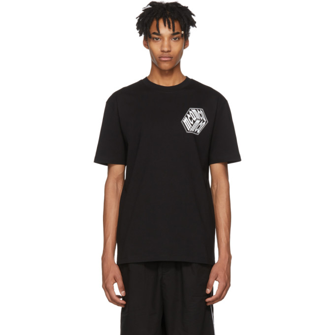 McQ Alexander McQueen Black McQ Cube T-Shirt McQ Alexander McQueen