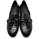 1017 ALYX 9SM Black Croc St. Marks Buckle Loafers