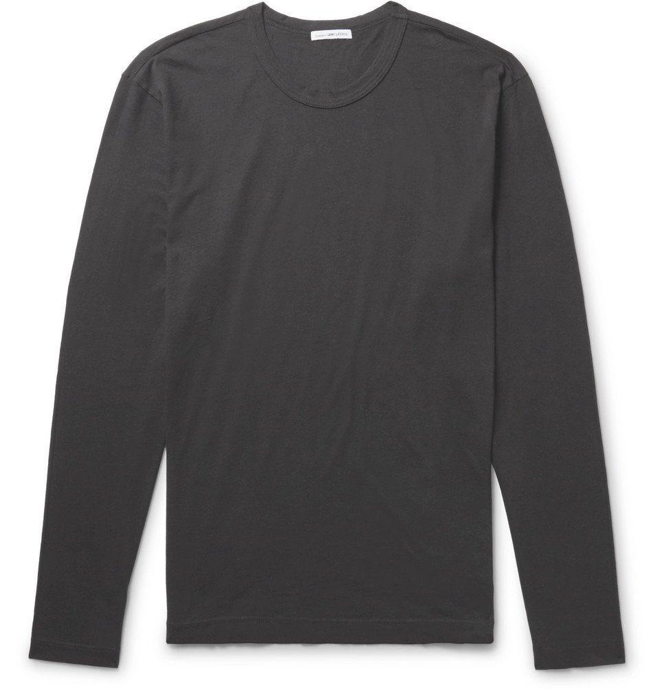 James Perse - Cotton-Jersey T-Shirt - Men - Dark gray James Perse