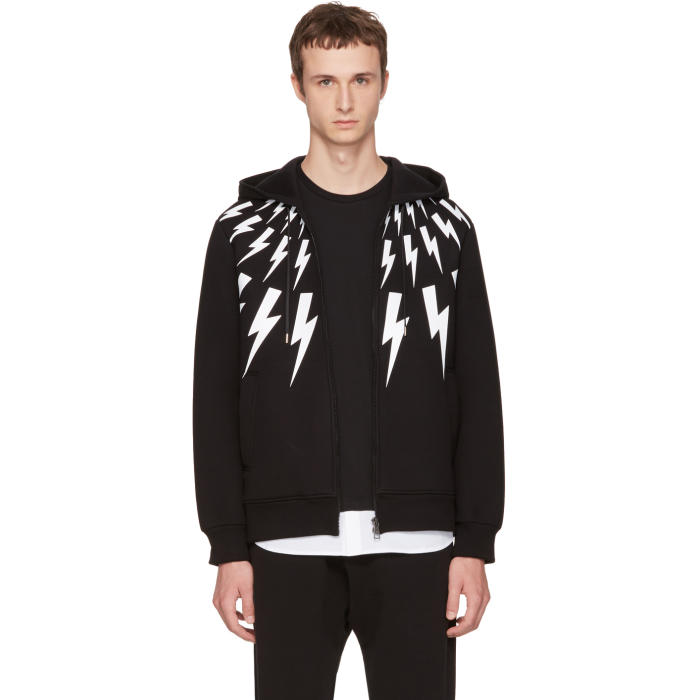 neil barrett thunderbolt hoodie