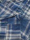 Polo Ralph Lauren - Button-Down Collar Patchwork Checked Cotton Shirt - Blue