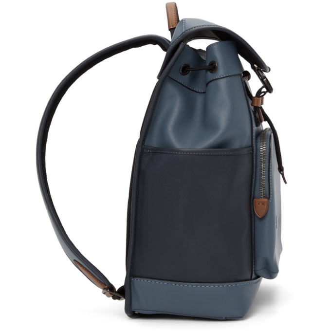 Coach 1941 Blue Colorblock League Flap 