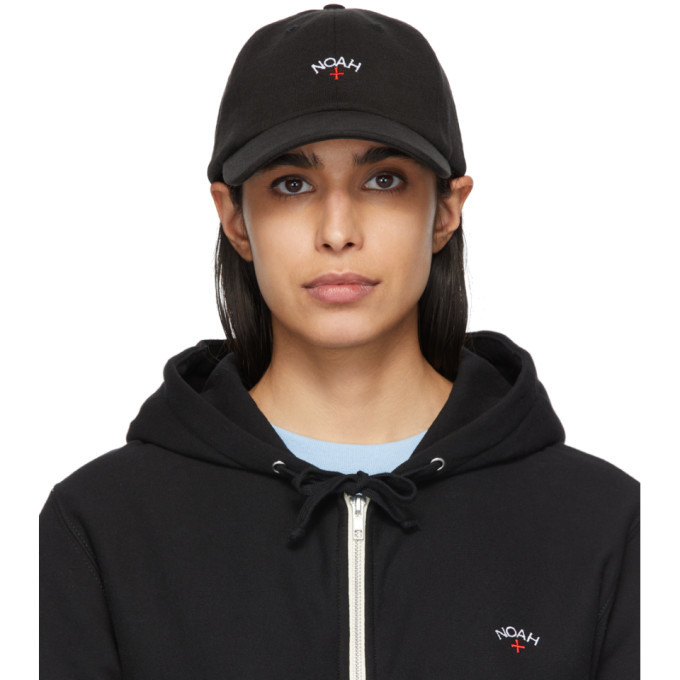 Noah NYC Black Rugby Logo Cap Noah NYC