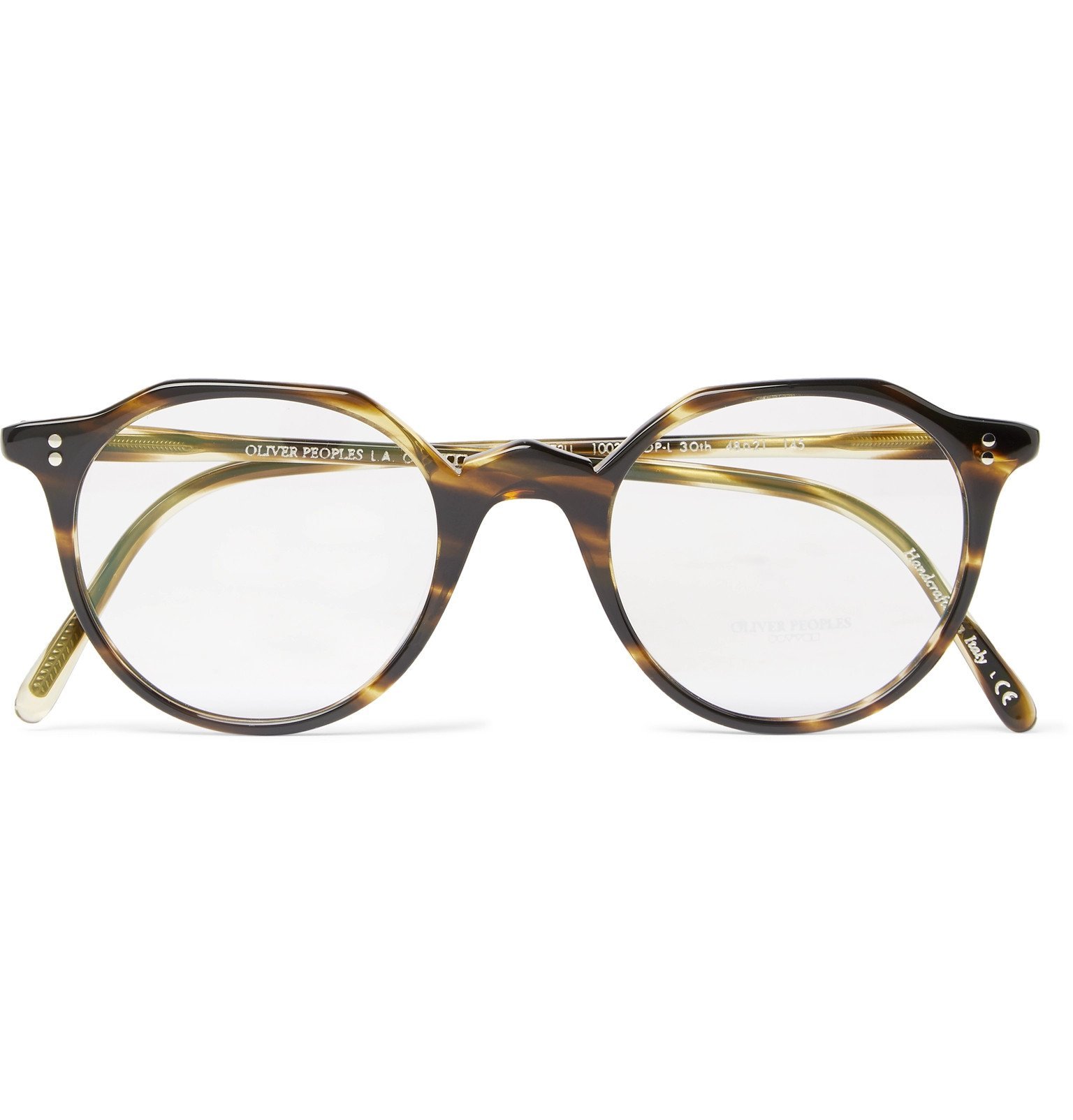 Oliver Peoples - OP-L 30th Round-Frame Tortoiseshell Acetate Optical  Glasses - Tortoiseshell Oliver Peoples