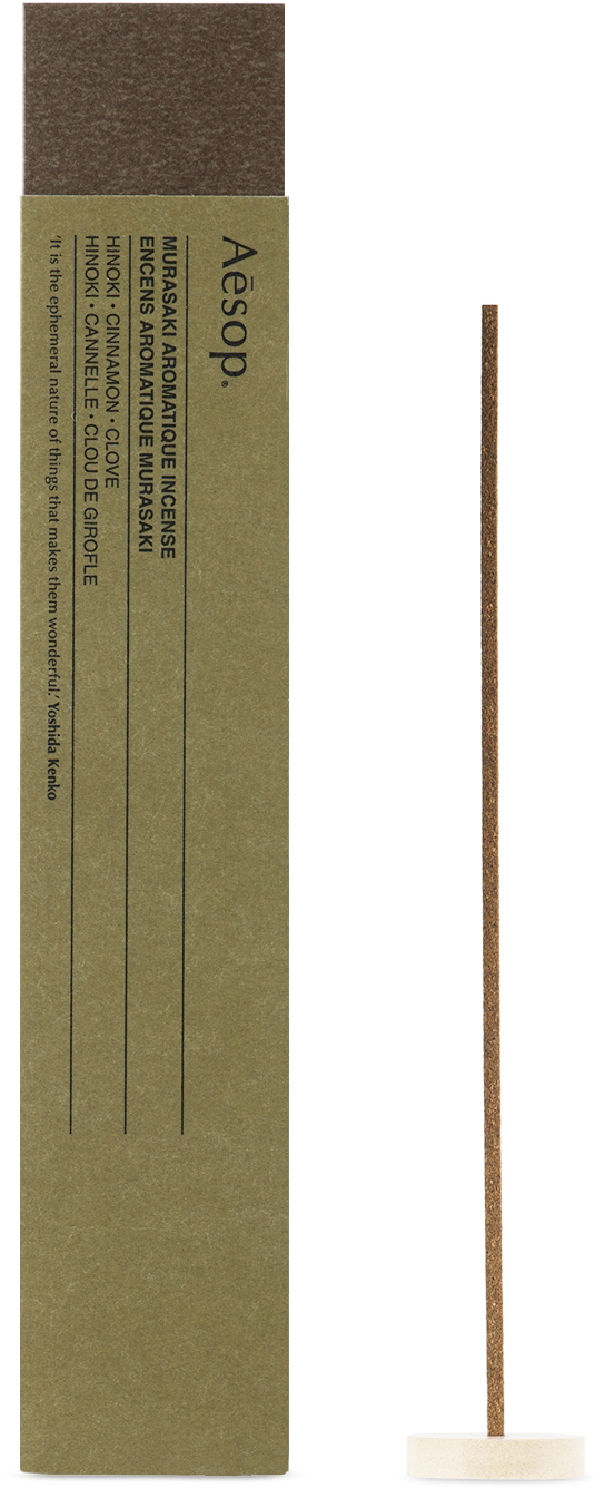 Aesop Murasaki Incense Stick & Burner Set Aesop