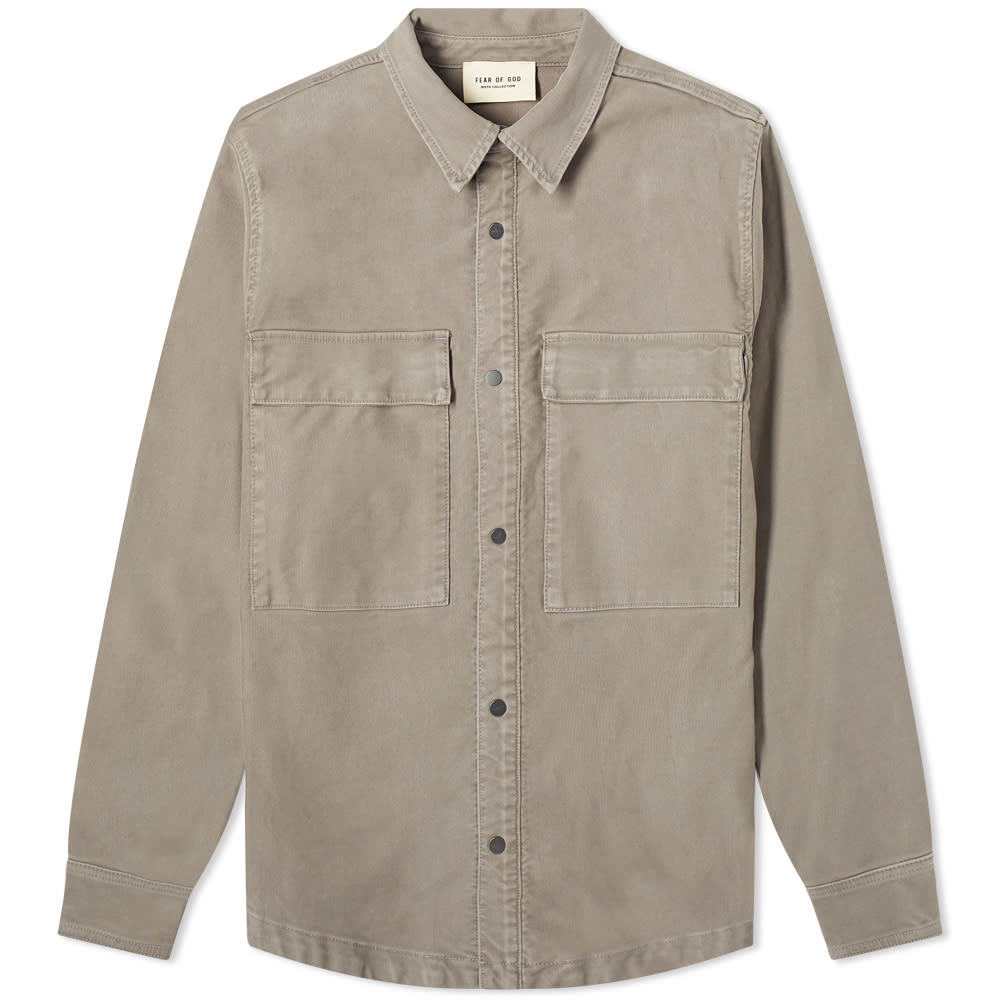 fear of god button up shirt