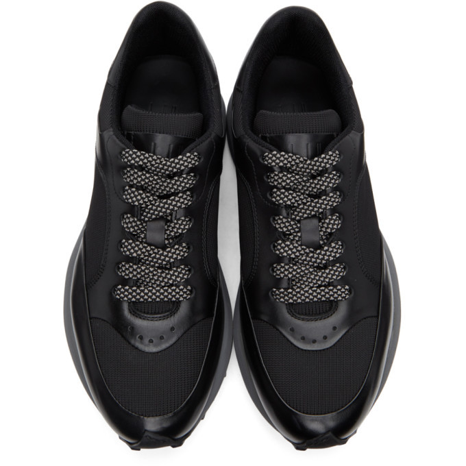 Dunhill Black Aerial Patina Sneakers Dunhill