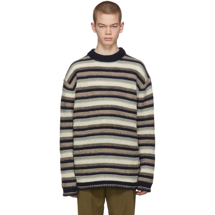 acne striped jumper