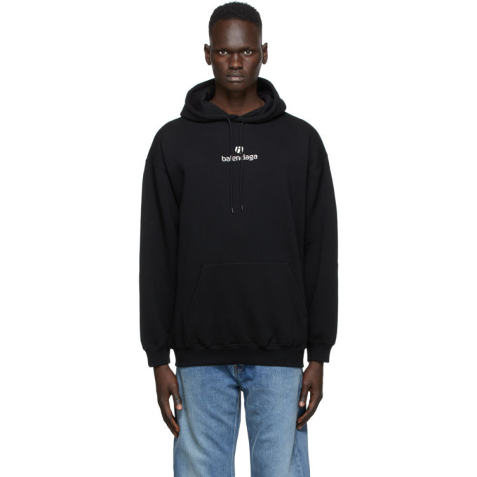 balenciaga small logo hoodie