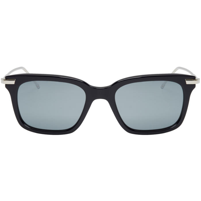 Thom Browne Navy and Silver TB-701 Sunglasses Thom Browne