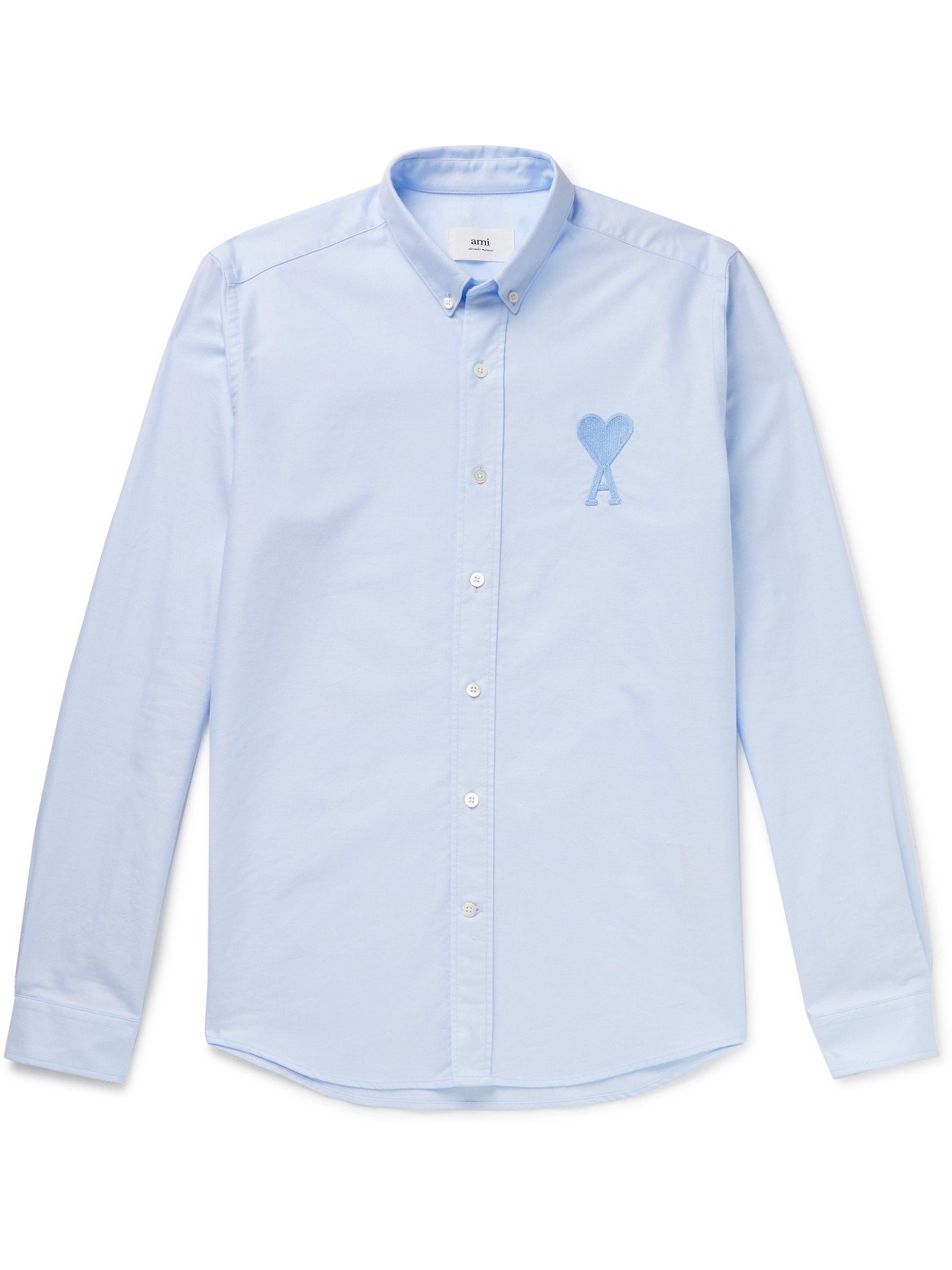 AMI PARIS - Button-Down Collar Logo 