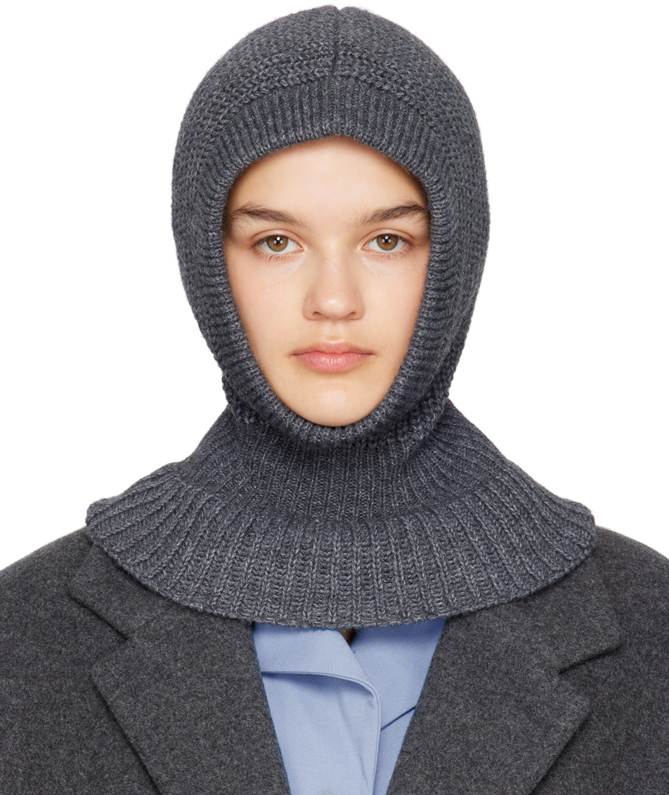 LEMAIRE Gray Rib Hood Lemaire