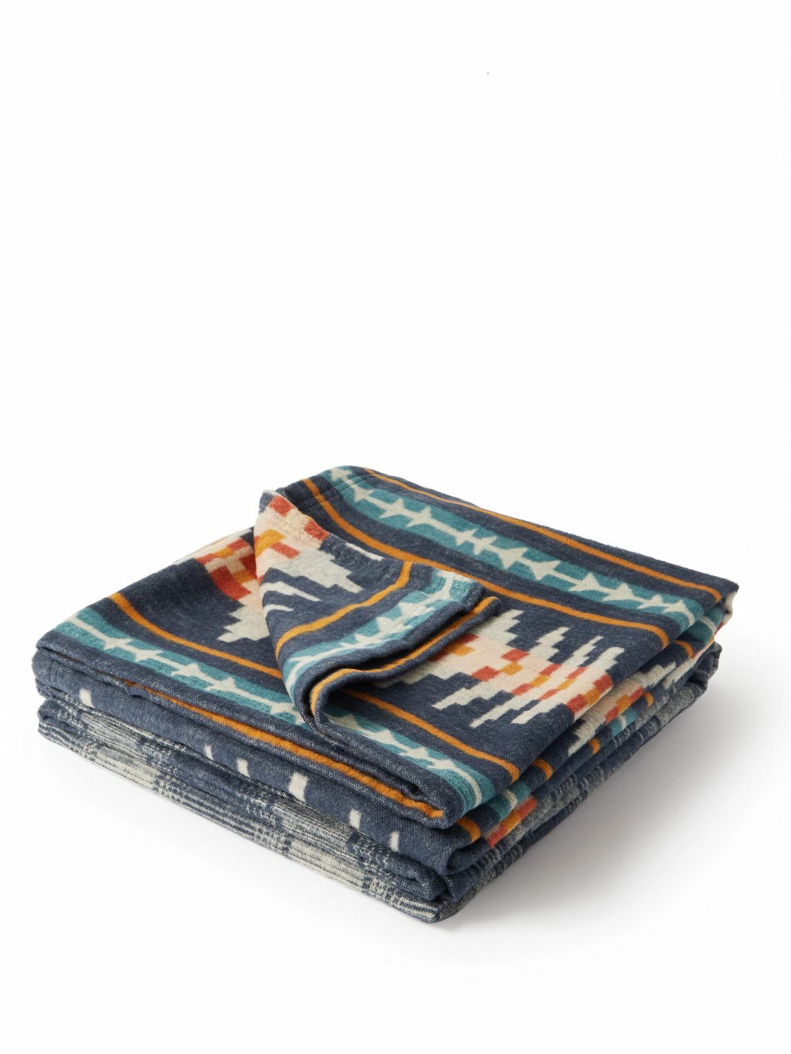 Pendleton Set of Two CottonJacquard Blankets Pendleton