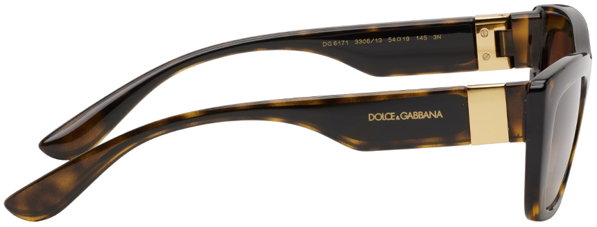 Dolce & Gabbana Tortoiseshell Step Injection Sunglasses Dolce & Gabbana